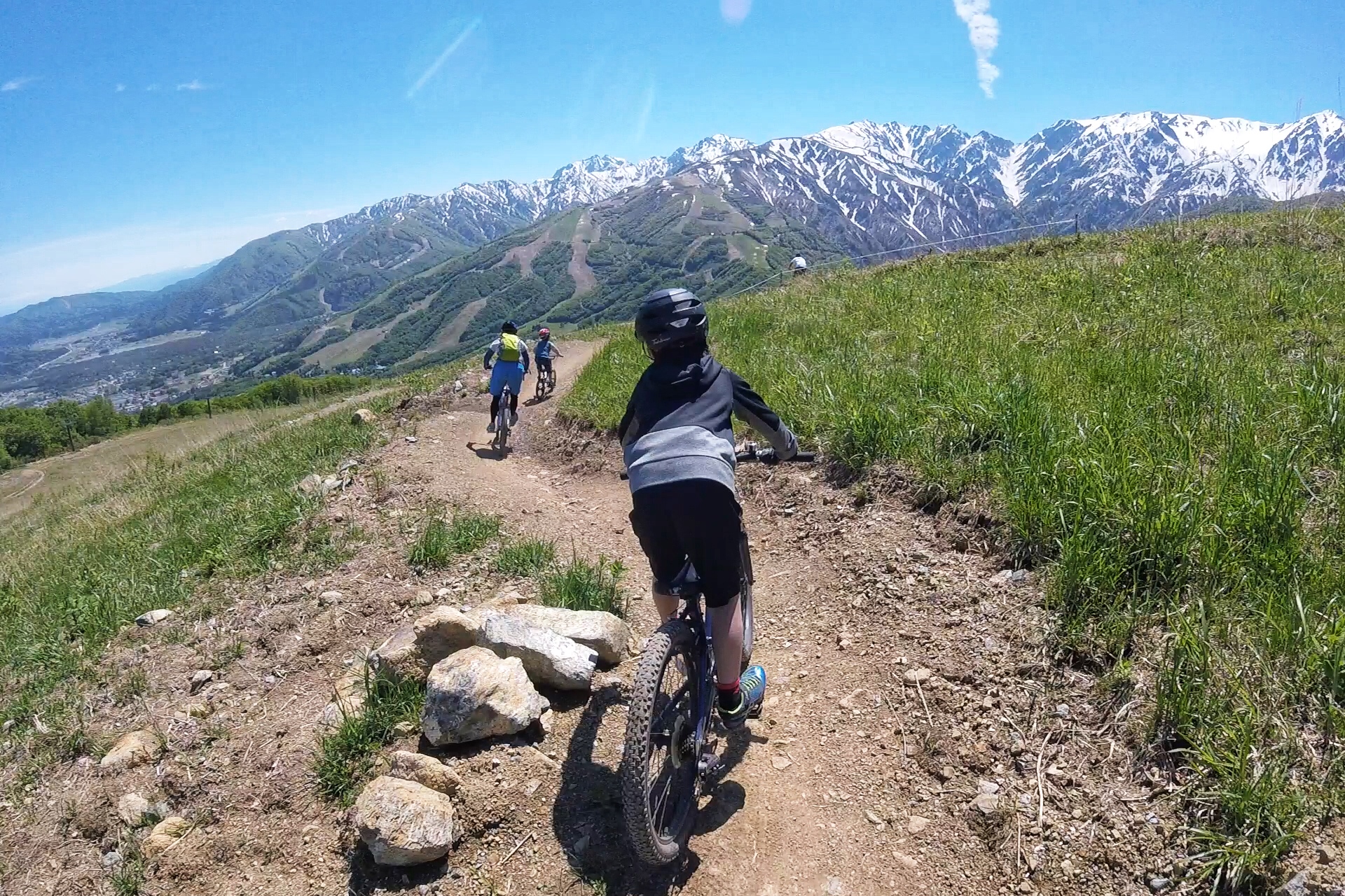 晴れ & 岩岳MTB 最高の組み合わせ!